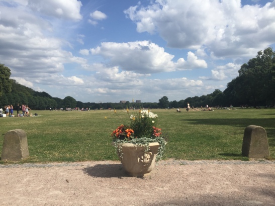 Genügend Platz für Decken, Sport und eigene Musik für alle.