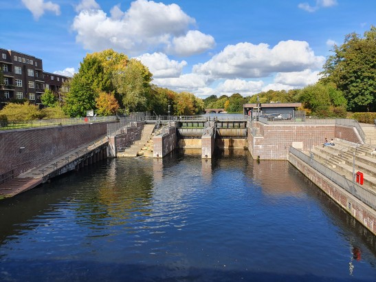 Alsterschläuße in Ohlsdorf
